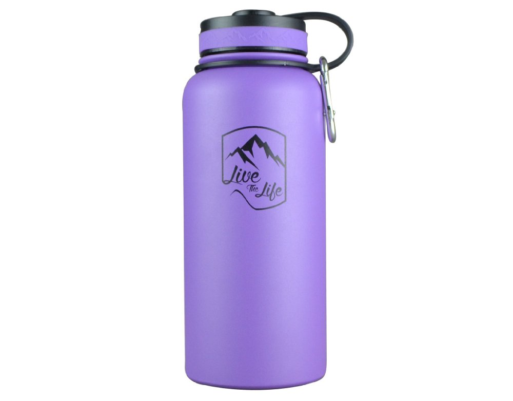 Stainless Steel Water Bottle - Wide Mouth Bottle - Insulated Water Bottle - Double Walled - Vacuum Insulated - Water Bottle 32 oz Insulated Thermos