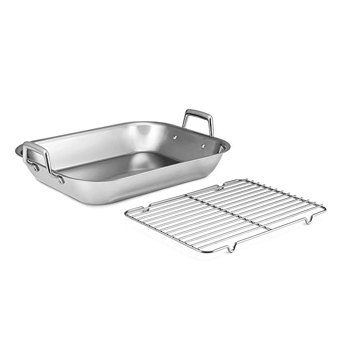 Tramontina 80203/010DS 18.75 inch Roasting Pan, 18.75-Inch, Stainless Steel