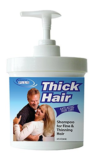 Miracle Plus Thick Hair Shampoo for Thinning Hair for Men and Women 14oz