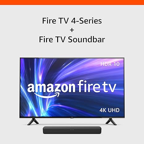 Amazon Fire TV 4-Series 50" with Fire TV Soundbar