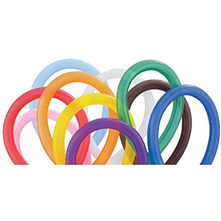 Qualatex 260Q Balloons - Assorted Color Twisty Balloons - 250 Count