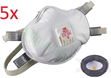 3M 8835 FFP3 Valved disposable Dust welding fume Masks Respirators (5)