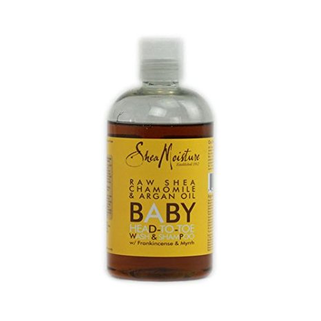 6 Pack Shea Moisture Baby Head To Toe Body Wash and Shampoo Raw Shea Camomile and Argan Oil  13 fl oz