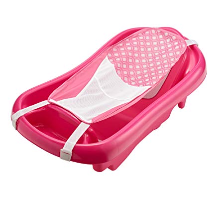 The First Years Infant to Toddler Tub with Sling, Pink, 1 Pack