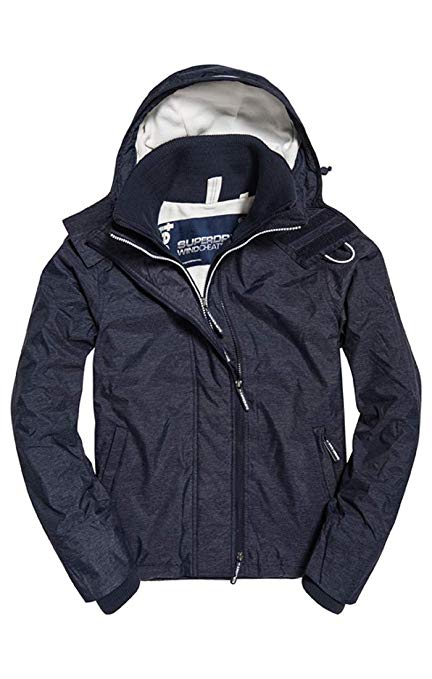 Superdry Men's Arctic Hooded Pop Zip Windchea Sports Jacket