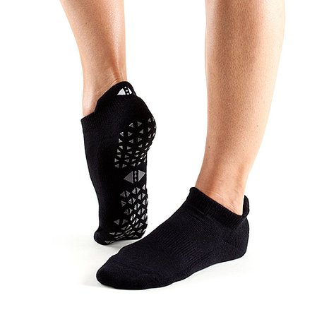 Tavi Noir Savvy Fashion Low Rise Grip Socks for Barre, Pilates, and Yoga