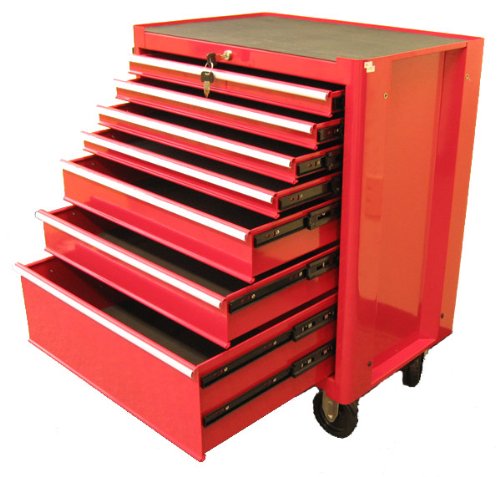 Excel TB2050BBSB-Red 27-Inch Steel Roller Cabinet, Red