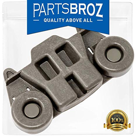 W10195416 Lower Dishrack Wheel Assembly for Whirlpool, Maytag & Kenmore Dishwashers by PartsBroz - Replaces Part Numbers AP5983730, W10195416, PS11722152, W10195416VP, W10195416V