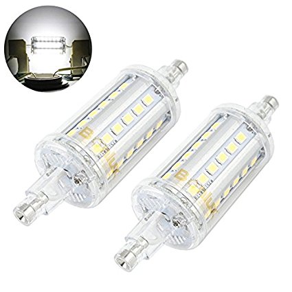 Bonlux R7S LED J78 Bulb 5W Daylight 6000k Replacement of J Type Double Ended Tungsten Halogen Light Bulbs 50W(pack of 2)