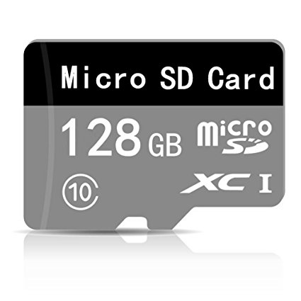 128GB Micro SD SDXC Memory Card High Speed 128gb Class 10 with Micro SD Adapter (128GB)