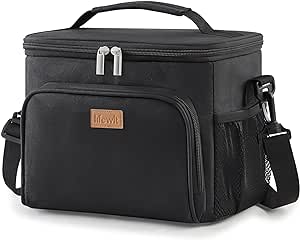 Lifewit Bolsa Térmica de Almuerzo para Hombre, Fiambrera Reutilizable para Mujer, Nevera Portátil Congelable e Impermeable para Adultos, ideal para el Trabajo, Viajes, Picnic