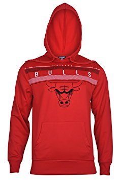 NBA Men's Fleece Hoodie Pullover Sweatshirt Poly Midtown, Team Logo Color