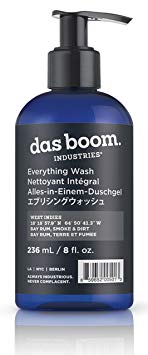 Das Boom Everything Wash 8 Oz - West Indies (Bay Rum, Smoke, Dirt)
