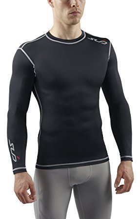 Sub Sports Mens Long Sleeve Compression Top Base Layer Vest