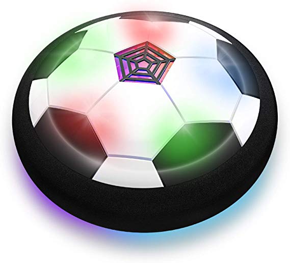 Toyk Boy Toys - LED Hover Soccer Ball - Air Power Training Ball Playing Football Game - Soccer Toys 3 4 5 6 7 8-12 Year Old Kids Toys Best Gift