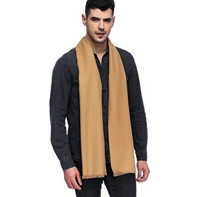 HOYAYO Mens Classic Cashmere Warm Long Winter Scarf(Various Colors)