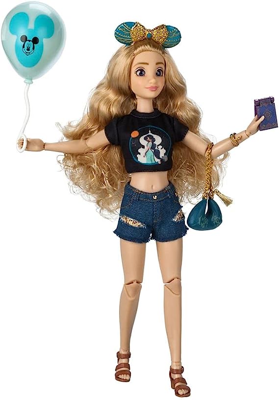 Disney Store ILY 4EVER Doll Inspired by Jasmine - Aladdin - Fashion Dolls with Skirts and Accessories, Toy for Girls 3 Years Old and Up, Gifts for Kids, New for 2023