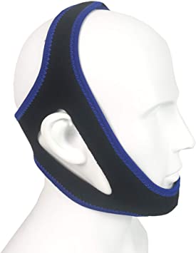 BSB TYPE 2 Stop Snoring, Snore Chin Strap, Also for CPAP, Easy Stop Snore Solution Aid, Bandeau Anti Ronflement