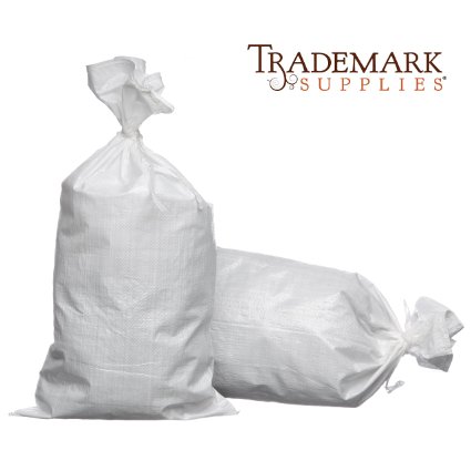18x30 Woven Polypropylene Sand Bags With Ties & UV Protection (1000 Bags)
