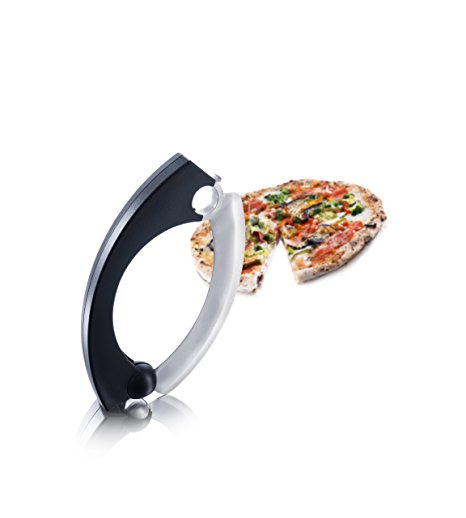 Vacu Vin 4652660 Mezzaluna Pizza Slicer