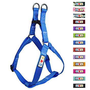Pawtitas Pet Soft Adjustable Step-In Reflective Puppy / Dog Harness
