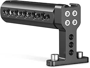 SmallRig Camera Top Handle Cheese Handle Grip with Built-in Shoe Mount for Camera Rig, Camera Cage 1638B