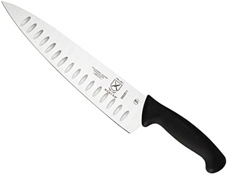 Mercer Culinary Millennia 10-Inch Chef's Knife-Granton Edge, Stainless Steel, 38x10x3 cm