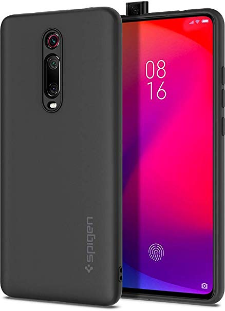 Spigen Silicone Fit Designed for Mi 9T / Mi 9T Pro/Redmi K20 / Redmi K20 Pro Case (2019) - Charcoal