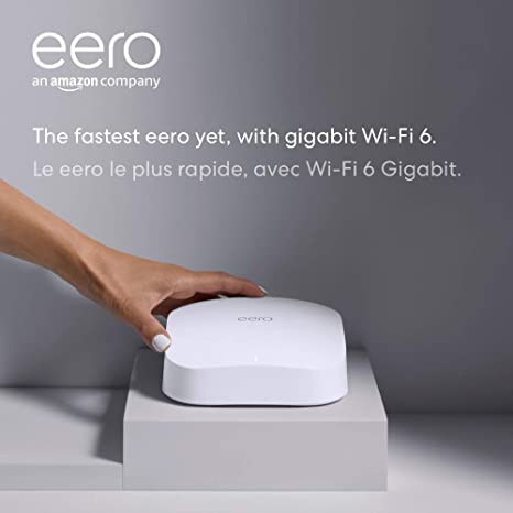 Introducing Amazon eero Pro 6 tri-band mesh Wi-Fi 6 router with built-in Zigbee smart home hub