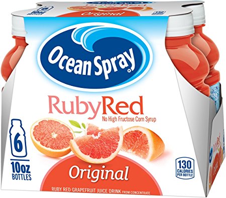 Ocean Spray Ruby Grapefruit Juice Drink, 10 Ounce(Pack of 6)