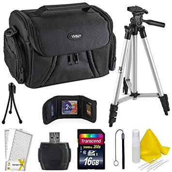 Professional Accessory Kit For all Canon, Nikon, Sony, Panasonic, Olympus Cameras, Kit Includes 9 Compact Accessories
