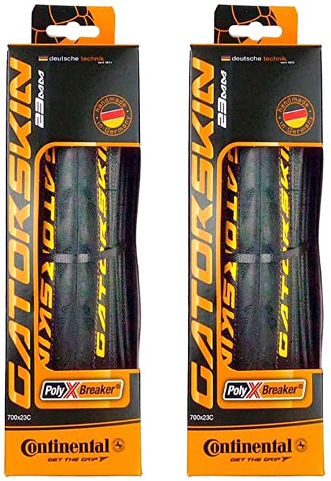 Continental GatorSkin DuraSkin Clincher Bike Tires, 2-Count