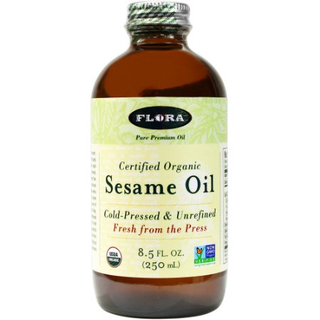 Sesame Oil-Organic Flora Inc 8.5 oz Liquid