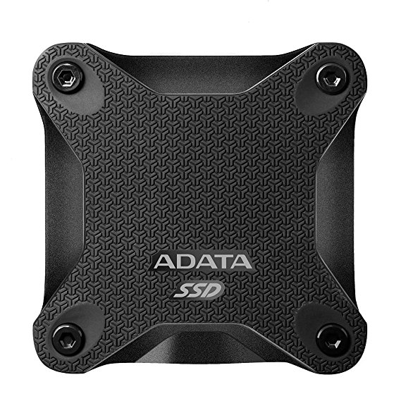 ADATA SD600 3D NAND 256GB USB3.1 Ultra-Speed External Solid State Drive Read up to 440 MB/s Black (ASD600-256GU31-CBK)