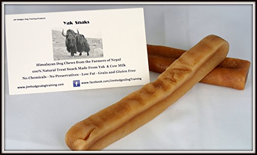 Himalayan Yak Snak Dog Chews - All Natural Hard Cheese Snack Treats for Your Dog or Puppy Made from Yak Milk originated in the Himalayan Mountains (Churpi Dog Chew) - Satisfaction Guaranteed! - Healthy - Gluten Free - Grain Free - Lactose Free - Low Fat - Lab Tested - Great Alternative For Rawhides, Toys, Treats, Antlers and Bones - All Size Dogs and Puppies from Small to Extra Large