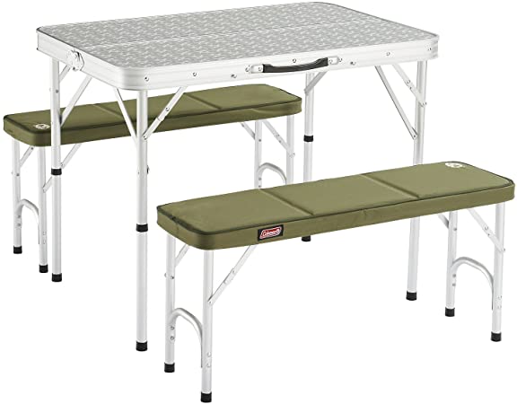 Coleman Pack-away Table for 4 - Silver