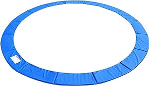 AW Universal Trampoline Spring Cover 12/13/14/15FT Replacement Trampoline Safety Pad Trampoline Accessories, UV-Resistant, PVC EPE Foam Protection Blue/Multicolor