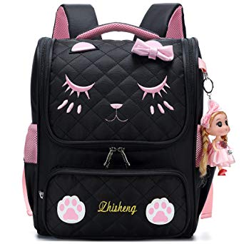 Ali Victory Waterproof Princess School Backpacks for Girls Cute Kids Book Bag Travel Daypack