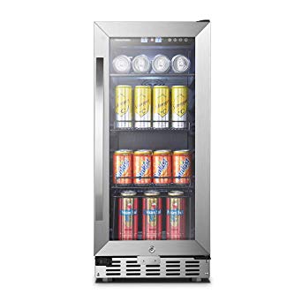 15 Inch Wide 70 Cans, Sinoartizan Under Counter Beverage Cooler