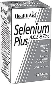 Health Aid Selenium Plus (Vitamins A, C, E & Zinc) 60 Tablets