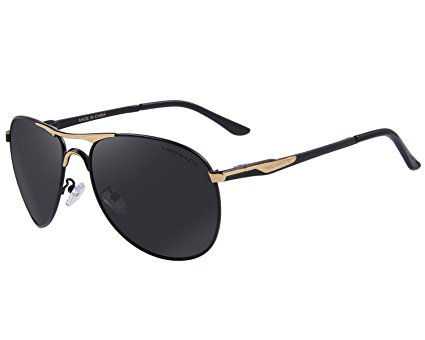 MERRY'S Mens Aviator Polarized Sunglasses Coating Lens Driving Shades S8712