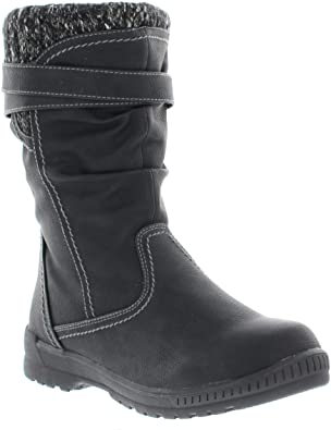 sporto Womens Snow Boots with Zipper Emma All-Weather Waterproof Insulated Winter Boots Built for Comfort - Keep Feet Warm & Dry - Available in Medium and Wide Width