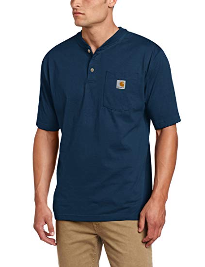 Carhartt Men's Workwear Pocket Henley Shirt (Regular and Big & Tall Sizes)