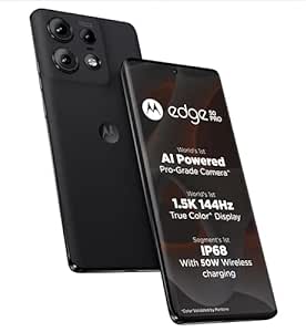 Motorola Edge 50 Pro 5G with 125W Charger (Black Beauty, 256 GB) (12 GB RAM)