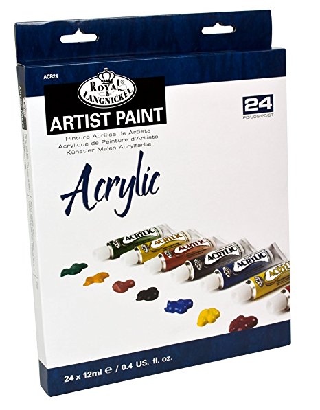 Royal & Langnickel Artist Paint 24 x 12ml Set - Acrylic