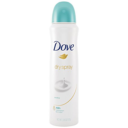 Dove Dry Spray Antiperspirant Deodorant, Sensitive Skin 3.8 Ounce
