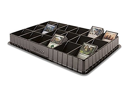 Ultra PRO Trading Card Sorting & Dealer Tray (18 Slot), Black