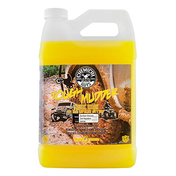 Chemical Guys CWS202 Tough Mudder Truck Wash Off Road and ATV Heavy Duty Soap (1 Gallon), 128. Fluid_Ounces