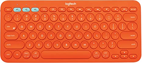 Logitech K380 Multi-Devicebluetooth Keyboard (Orange)