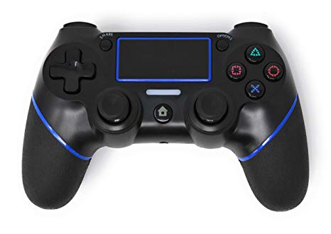 CHASDI C200 PS4 Controller Wireless Bluetooth with USB Cable for Sony Playstation 4 Joystick (Blue)